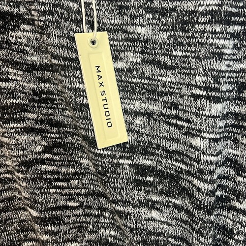 Women’s Max Studio Sweater Dress with Side Tie Black/White Size 1X New with Tags - Bild 7 von 7