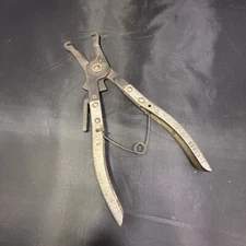 Vintage K-D Tools #850-H Ratcheting Engine Piston Ring Compressor Pliers Tool