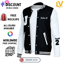 Varsity Letterman Jacket Personalizable for Men Women and Kids cheerleaders