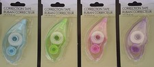 CORRECTION TAPE 19.5 FT 6 M , SELECT: Blue, Green, Pink or Purple