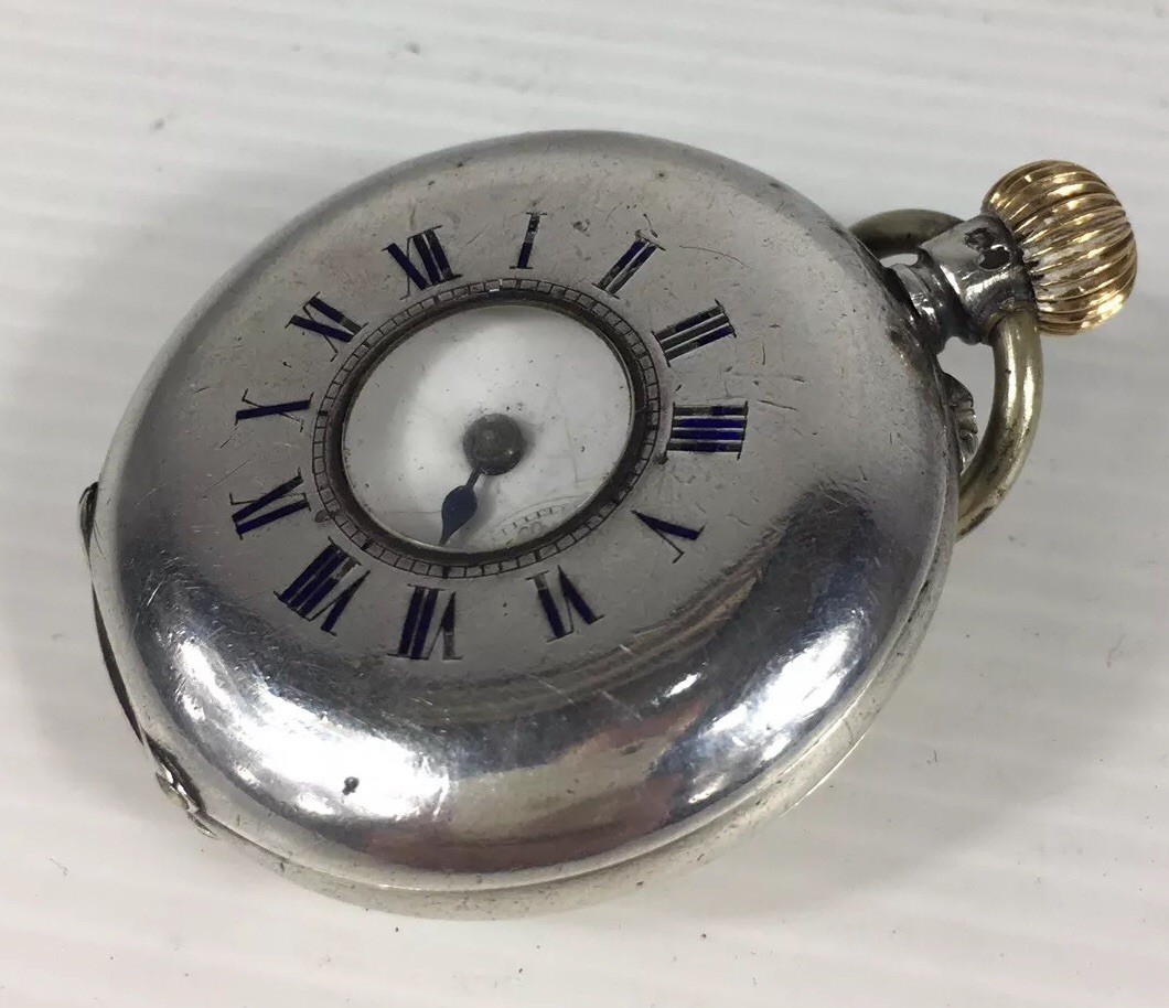 Antique 1886 John Williams Solid Silver Cased Poc… - image 2