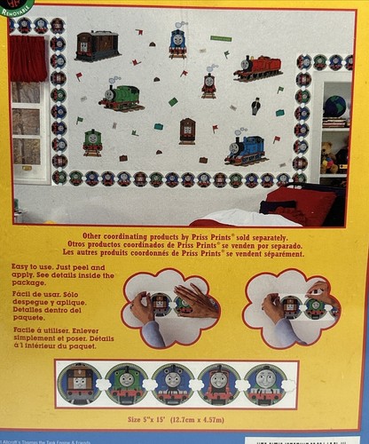 Vintage Thomas The Train 1999 Wall Border Stick Ups C4 - Picture 4 of 4