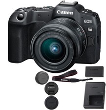 Canon EOS R8 Mirrorless Digital Camera Body &Canon RF 35mm 1.8 IS Macro STM Lens