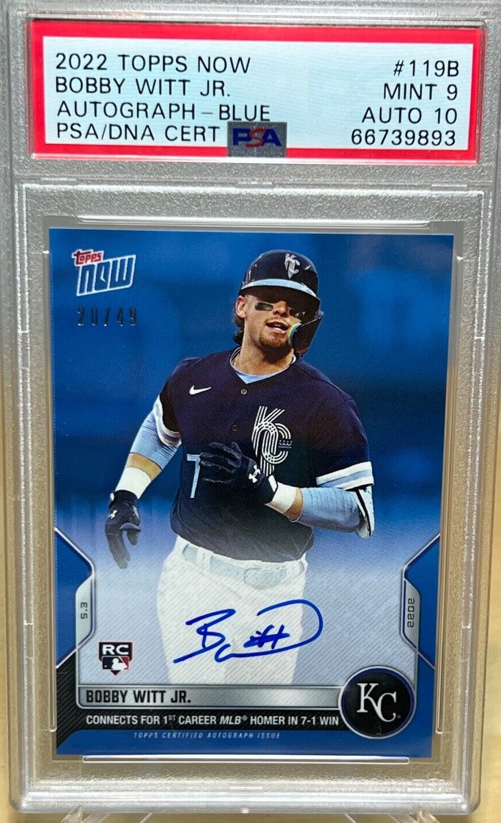 その他 PSA10 Topps Now Bobby Witt Jr Auto /49 41Y2P7bCiYL._UF350,350_QL50_.jpg