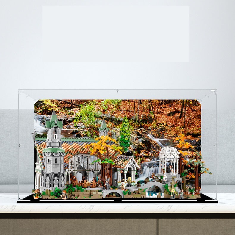 Lego Acrylic Display Case 10316 RIVENDELL THE LORD OF THE RINGS