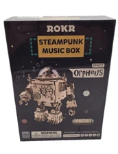 ROKR Steampunk Music Box AM601 Orpheus 221 Pieces Sealed In Box