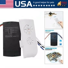 Universal Ceiling Fan Lamp Light Remote Control Receiver Kit Timing Wireless 15M