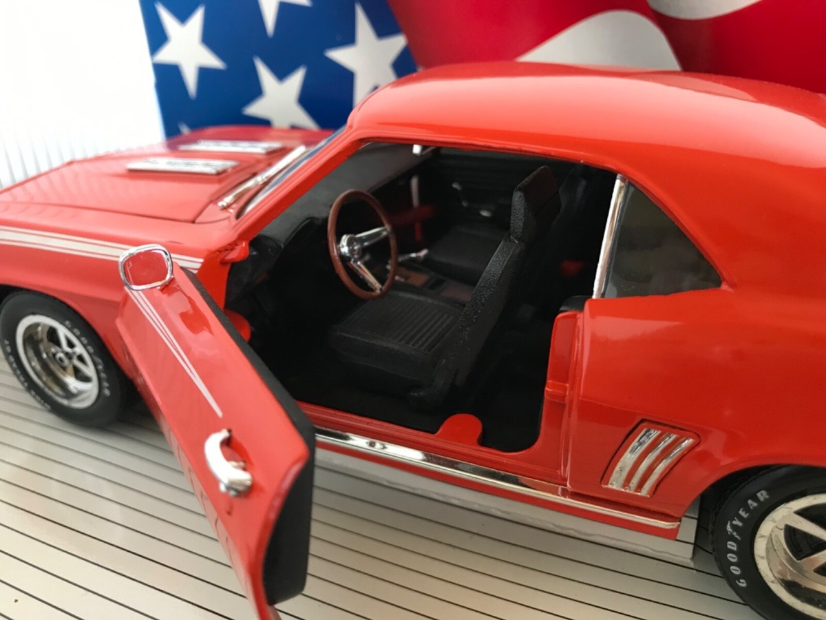 1:18 ERTL CHEVROLET CAMARO 1969 SS 396 ORANGE | eBay
