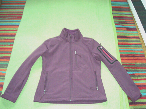 Gr.40/42 Tolle Übergangsjacke ,Sportjacke Softshell *Crane* Beere TOP! - Bild 7 von 8