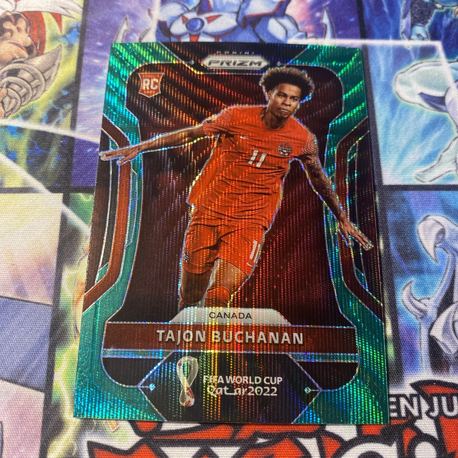 2022 Panini Prizm FIFA World Cup Qatar #54 Tajon Buchanan Green Wave