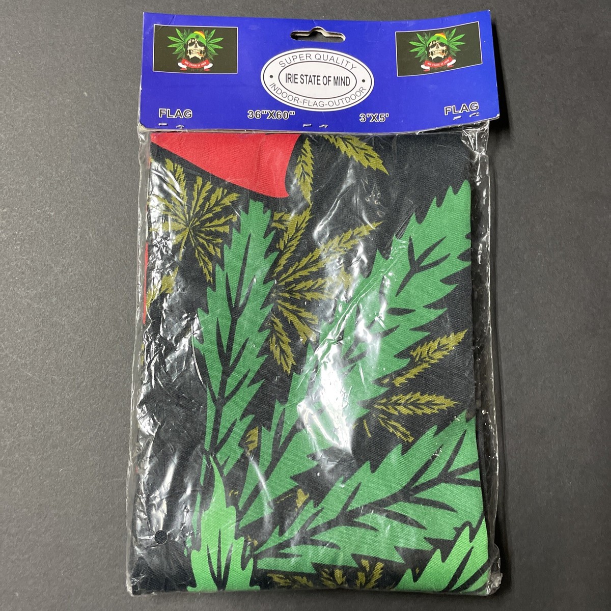 Irie State Of Mind Flag 3ftx5ft Polyester Canvas Flag Jamaica