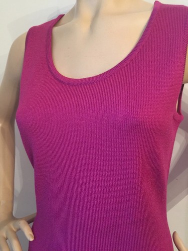 NEW ST JOHN KNIT SIZE 10 WOMENS DRESS FREESIA WOOL RAYON - Picture 2 of 7