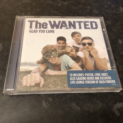 The Wanted - Glad You Came - 3 Track CD Single 2011 Case Is Cracked
