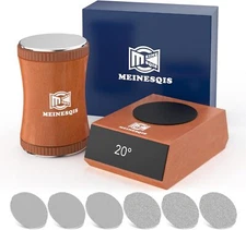 Knife Sharpener Tool Rolling Knife Sharpener Kit 6 Pcs Diamond Ceramic Disc Knif