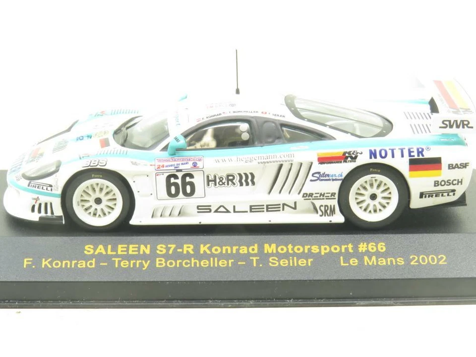 Ixo литой LMM043 Saleen S7-R Konrad #66 Le Mans 2002 масштаб 1:43 в коробке - Изображение 4 из 4