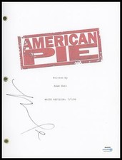 Natasha Lyonne "American Pie" AUTOGRAPH Signed Complete Script Screenplay ACOA