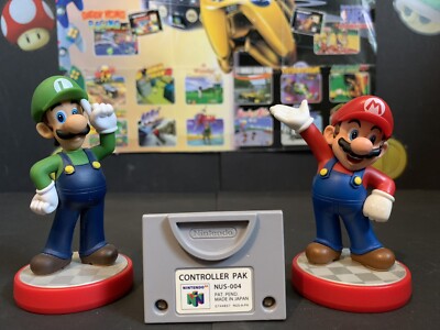 NINTENDO 64 || ORIGINAL CONTROLLER PAKS || N64 || MEMORY CARD SPEICHERKARTE ||