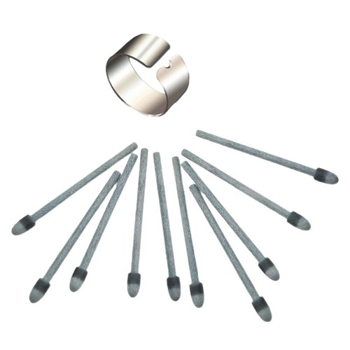Pack Of 5/10 Soft Felts Tip Ensuring Fluid Motion for one Graphics Tablets - Zdjęcie 5 z 10
