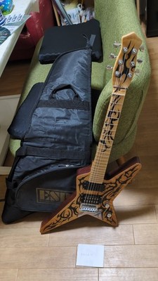 GrassRoots G-RS-40 TRIBAL Random Star Mini Guitar with Case