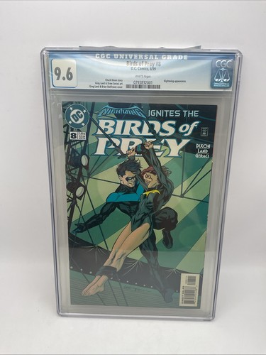 Birds of Prey # 8, CGC 9.6 WP 1999.