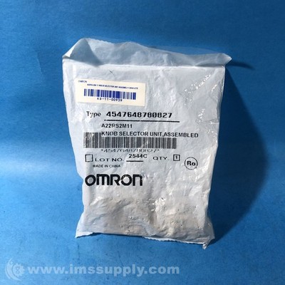 Omron A22RS-2M-11 Selector Switch FNFP