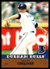 2016 Danny Farquhar Choice Minor League Rookie Durham Bulls Baseball