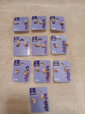 Bulk Lot Of 10 Pair Claire's Jewelry Earrings. MSRP 79/lot. Great Value 