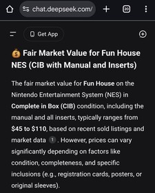 Fun House NES (CIB) includes manual and all pictured inserts