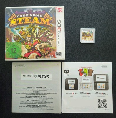 Nintendo 3DS Code Name: S.T.E.A.M. - Deutsch mit OVP und Anleitung