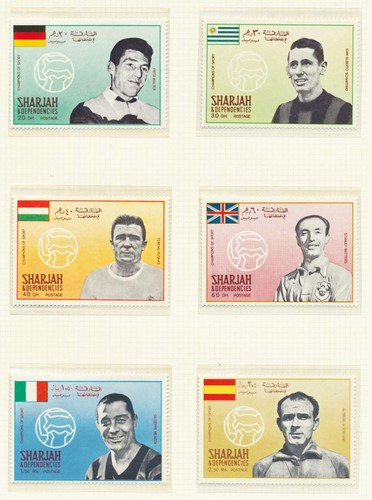 AJMAN Sharjah 1966 Fußball-Weltmeisterschaft, super postfrisch/** Coll Sets+SS, Pelé - Bild 4 von 4