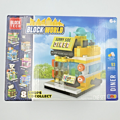 Block Tech Block World ~ Sunny Side Diner ~ Compatible With Leading Brands ~ NEW