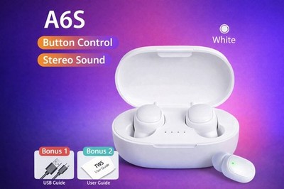TWS A6S Kopfhörer Bluetooth 5.0 Touch kontrol In-Ear Ohrhörer Wireles Headset