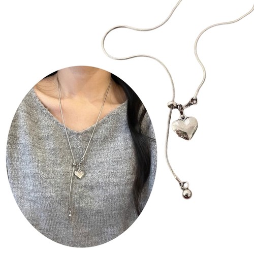 Pendant Necklace Heart Neck Jewelry Perfect for Youthful Couple or Close Friend - Picture 2 of 8