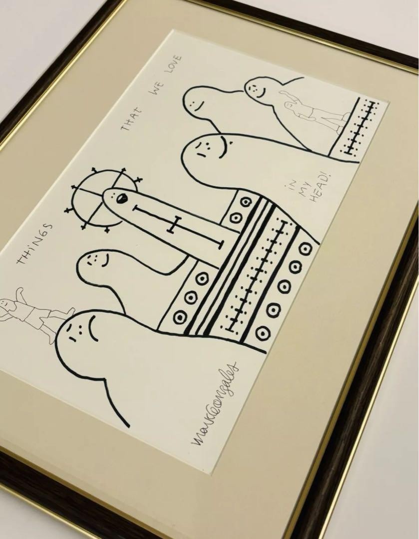mark gonzales マークゴンザレス 原画 supreme VERDY Mark Gonzales Original Artwork supreme VERDY GONZ | eBay