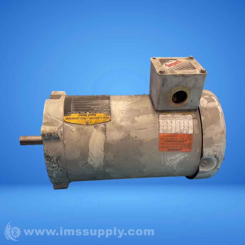 Baldor VEM31108 .5HP 1725RPM 3PH 60Hz 56C USIP - Image 3 of 4