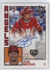 2019 Topps 1984 Baseball Rookies 150th Anniversary 124/150 Jose Briceno Auto 0a6