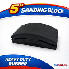 5 Rubber Sanding Block Hand Sander Pad Grip For Sandpaper Wood Auto Body Shop