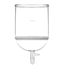 10000ml Glass Buchner Funnel 10L Sand Core Filter W/Vacuum Adapter Lab Glassware