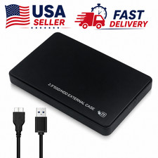USB 3.0 2TB SATA SSD External Hard Drive Portable Desktop Mobile Hard Disk Case