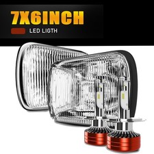 H6054 Square 5x7 Headlights H4 LED Fog Light DRL Offroad