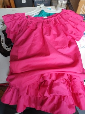 Women's VTG Malco Modes Style 2 Pc Square Dance Set Top M Size & Skirt Pink