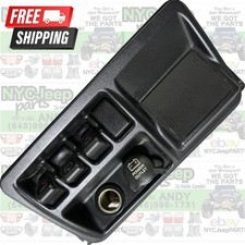 03-06 Jeep Wrangler Tj Center Dash Switch Panel Hard Top Rear Wiper Defrost Od