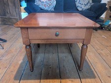 Traditional Solid Wood Side Table with - Drawer Living Room Furniture