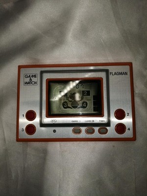 Nintendo Game & Watch Flagman FL-02 Wide Screen 1980 Tested