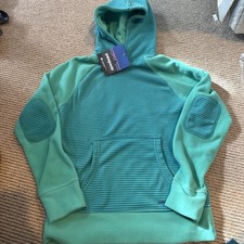 Patagonia Girls' Micro D Snap T-Fleece Jacket Full Zip, XL 14 , Blue Hoodie