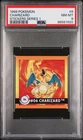 Charizard Pokemon Stickers Series 1 6 NM PSA 8