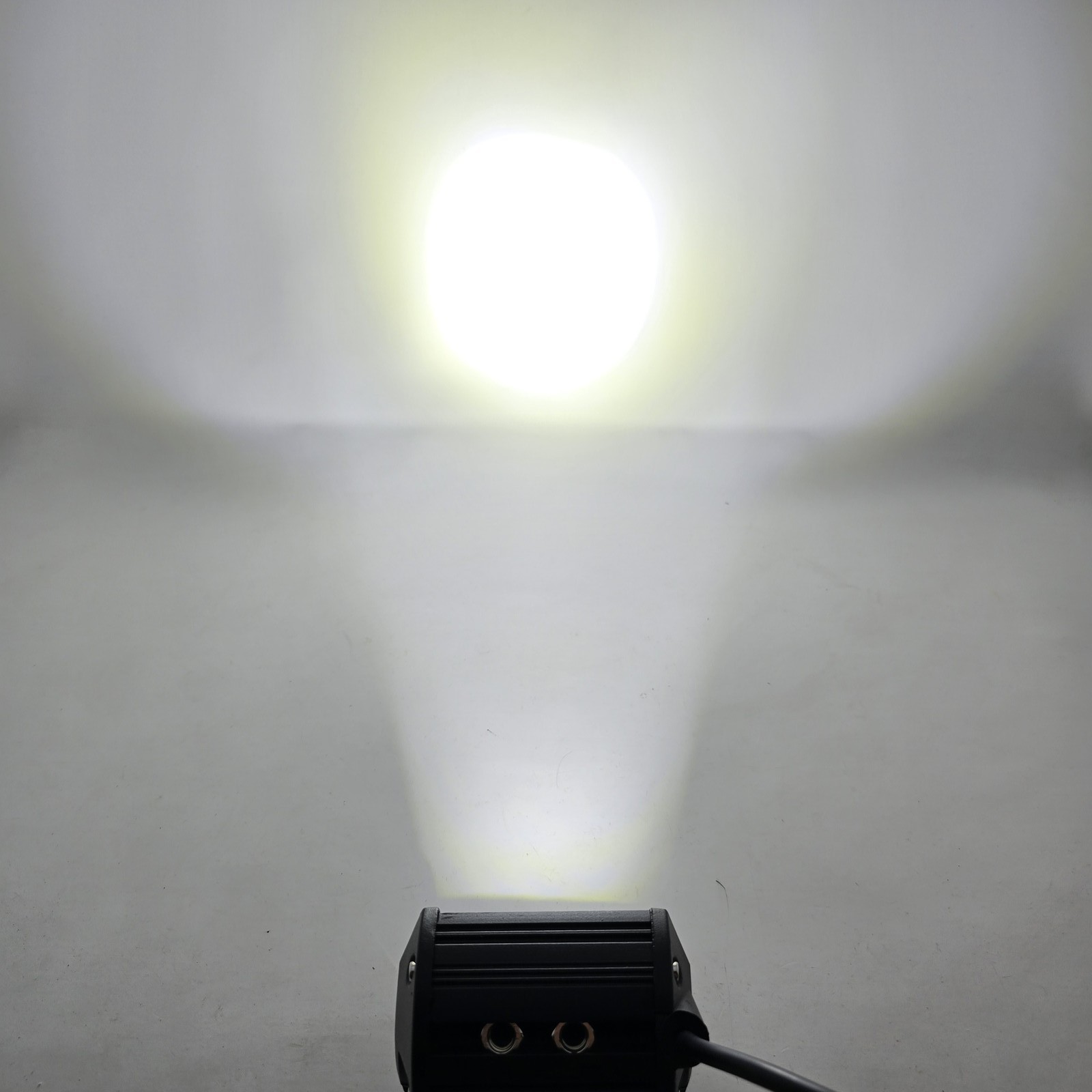 Chrome Tow Hitch Step Bar Guard Fit 2" Receiver 36" Curved Brake Spot Lights LED