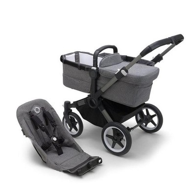 Bugaboo Donkey 5 base RW fabric US GRAPHITE/ GREY MELANGE - Brand New!
