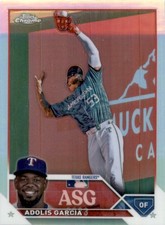 2022 Topps All-Star Game Adonis Garcia Refractor Rangers ASGC-22