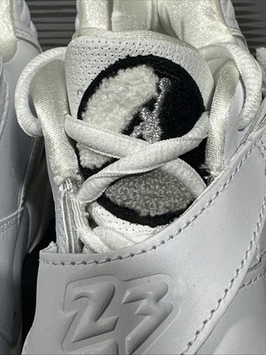 Size 9.5 - Air Jordan 8 Retro 2003 Low White Metallic Silver for